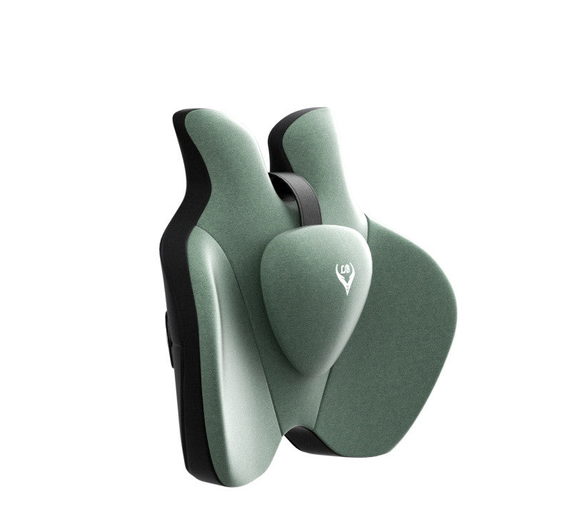 Premium Memory Foam Car Lumbar Support & Headrest Set