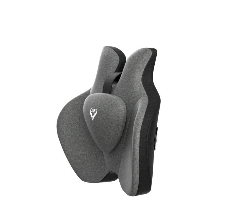 Premium Memory Foam Car Lumbar Support & Headrest Set