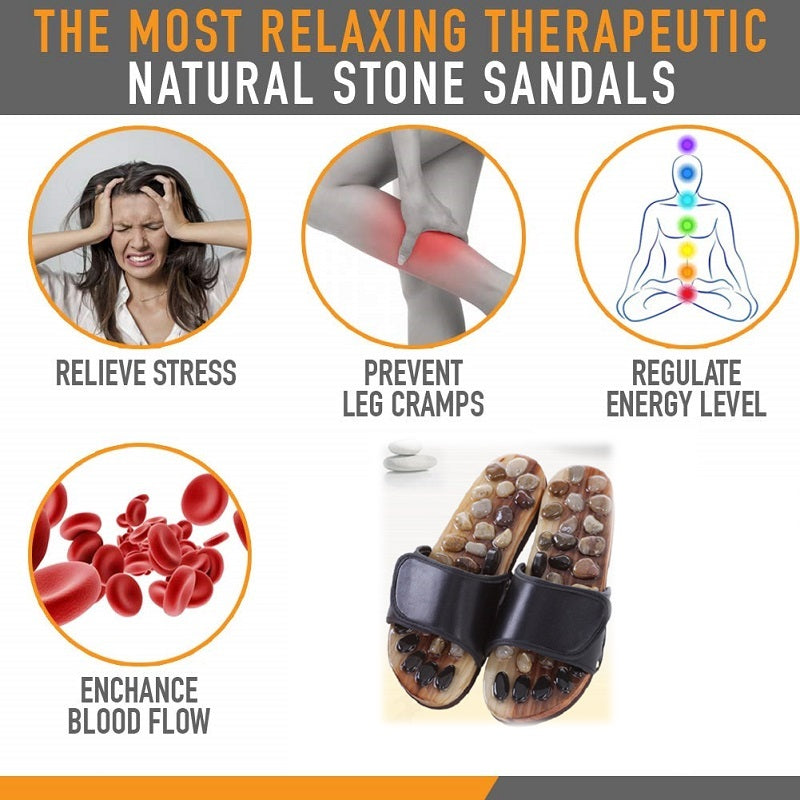 Acupressure Massage Slippers - Reflexology Foot Therapy at Home