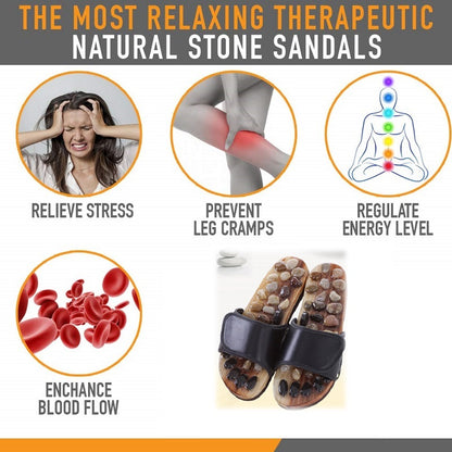 Acupressure Massage Slippers - Reflexology Foot Therapy at Home