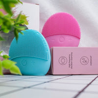 Electric Silicone Facial Cleansing Brush - Deep Pore Cleansing & Exfoliation