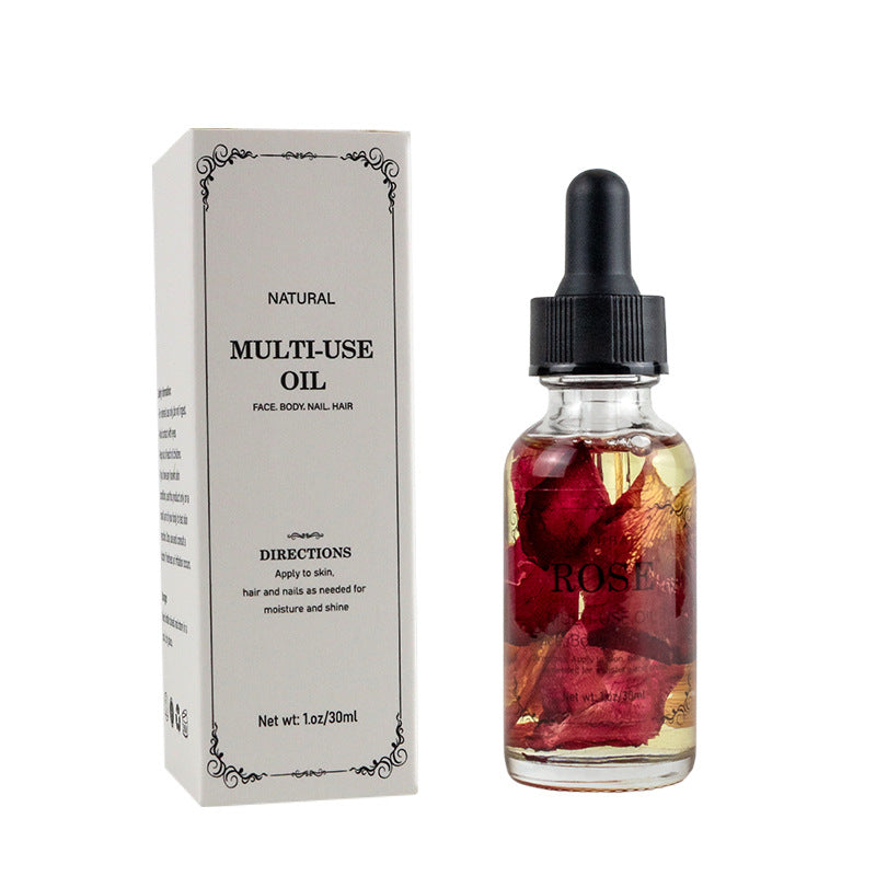 Dried Flower Massage Oil - Rose, Lavender & Osmanthus Aromatherapy Blend