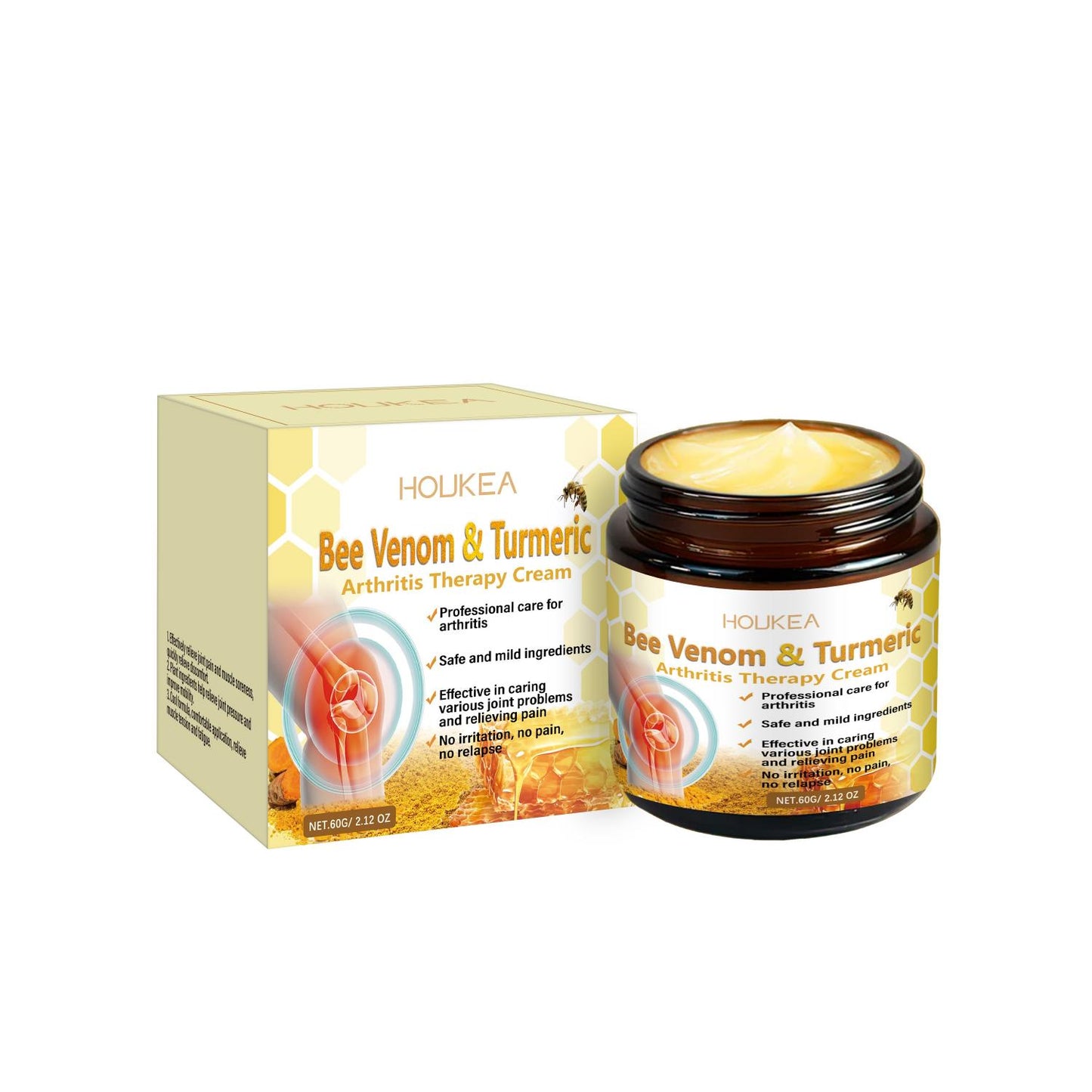 Arthritis Therapy Cream - Natural Joint Pain Relief with Bee Venom & Turmeric
