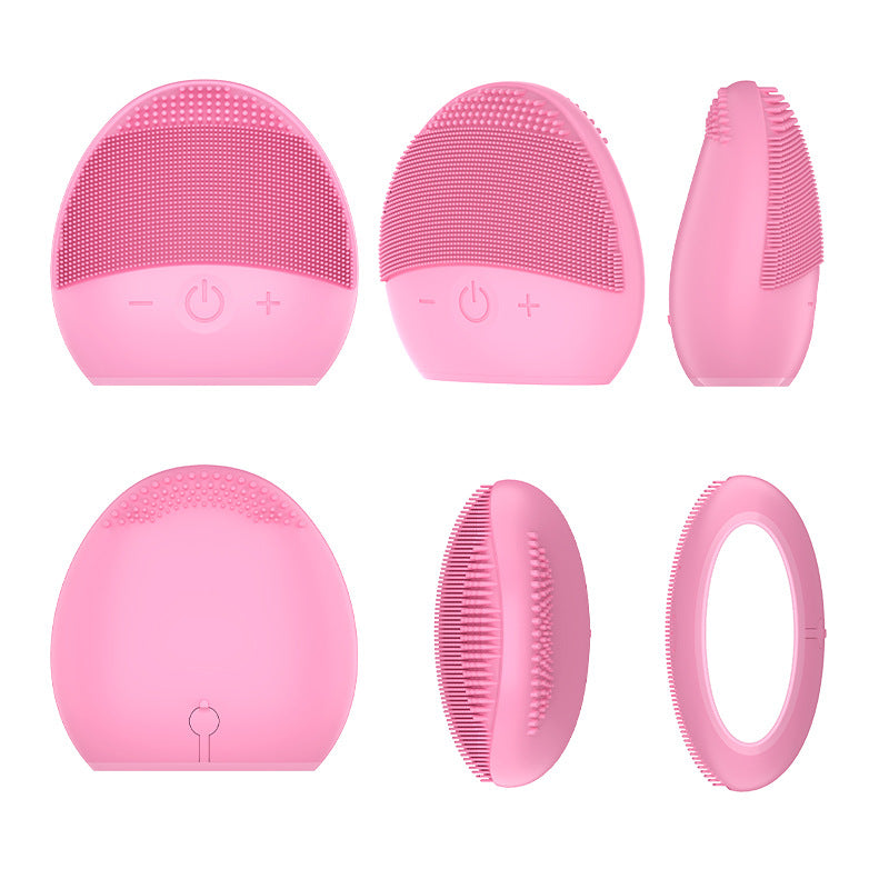 Electric Silicone Facial Cleansing Brush - Deep Pore Cleansing & Exfoliation