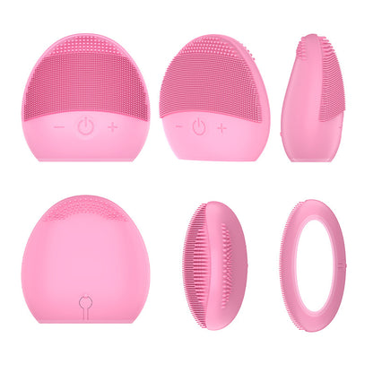 Electric Silicone Facial Cleansing Brush - Deep Pore Cleansing & Exfoliation