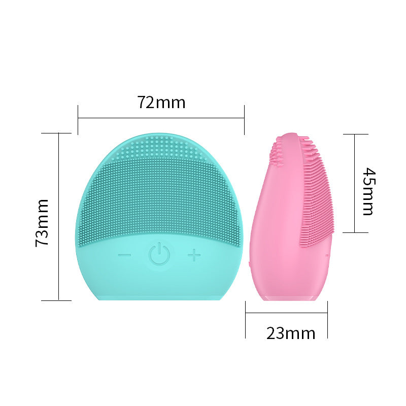 Electric Silicone Facial Cleansing Brush - Deep Pore Cleansing & Exfoliation